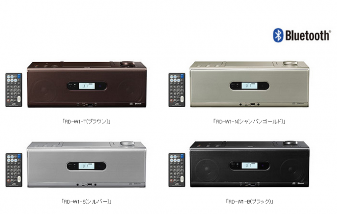 HEAD4影音頻道- JVC 即將發售CD / 藍牙功能的一體式音響「RD-W1」